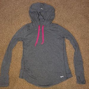 Under armor long sleeve shirt with hood